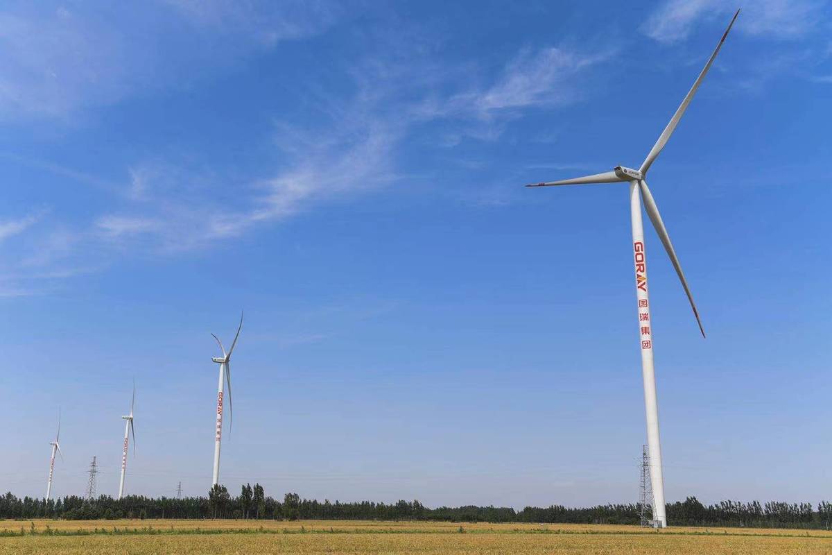 德州宁津二期50mw风电项目成功并网发电总投资39亿
