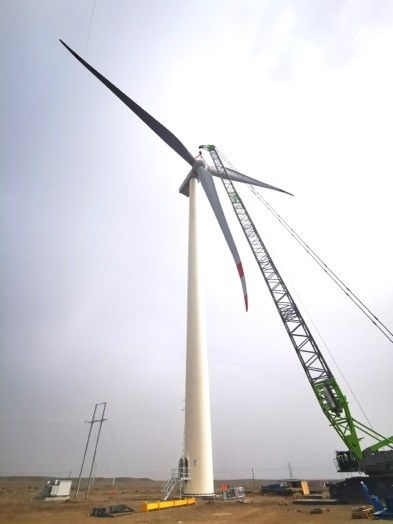 马鬃山第一风电场项目生产进入冲刺阶段 华锐风电紧抓质量安全关